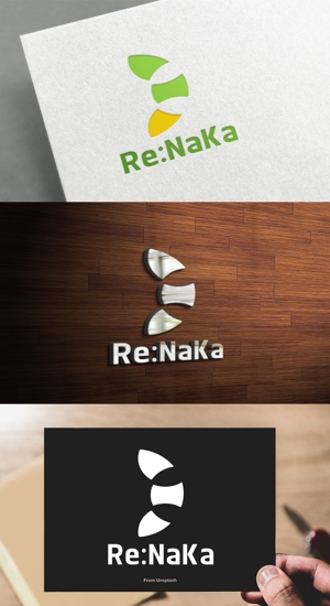 athenaabyz ()さんのリフォーム会社『Re:Naka』の名刺やHPのロゴをお願いします。への提案
