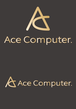 Ymd (yukiymd)さんのパソコンメーカー【株式会社エースコンピュータ】のロゴへの提案