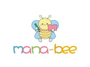 tukasagumiさんの学習塾「ｍａｎａ－ｂｅｅ」のロゴへの提案