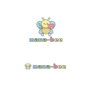  K-digitals (K-digitals)さんの学習塾「ｍａｎａ－ｂｅｅ」のロゴへの提案