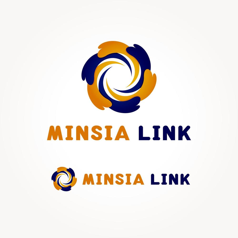 【ＭＩＮＳＩＡ　ＬＩＮＫ（ミンシアリンク）】会社設立のロゴ作成