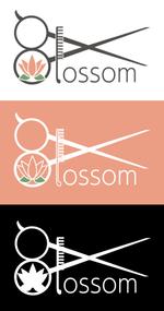株式会社いせむつ (kuma_ad_fukushi)さんの美容室「Blossom」のロゴへの提案