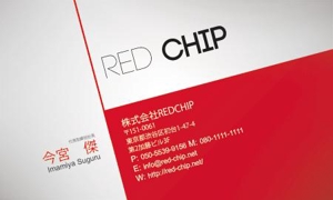 STUDIO HARUKI (studio_haruki)さんの株式会社REDCHIPの名刺デザイン作成への提案