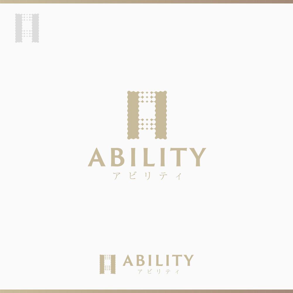 貴金属時計卸会社 アビリティのロゴデザイン