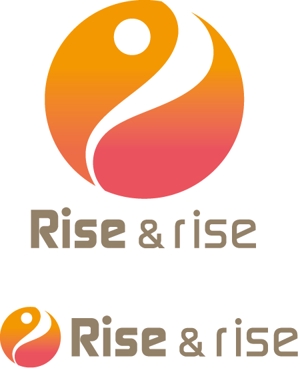 CF-Design (kuma-boo)さんの「Rise＆rise」のロゴ作成（商標登録なし）への提案
