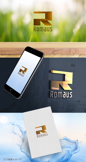 さんたろう (nakajiro)さんの株式会社Romaus　不動産業のロゴへの提案