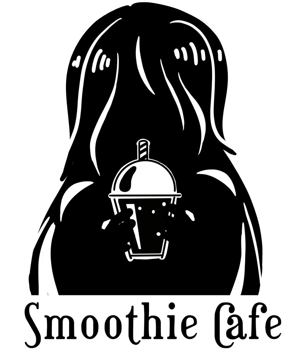 女性が好むスムージーカフェのお店のロゴを作成してください。