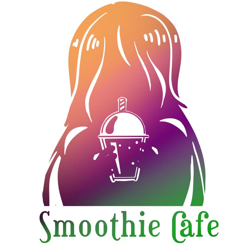 女性が好むスムージーカフェのお店のロゴを作成してください。