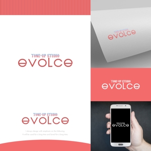 fortunaaber ()さんのコンデイショニングスタジオ「EVOLCE(エボルス)」のロゴへの提案