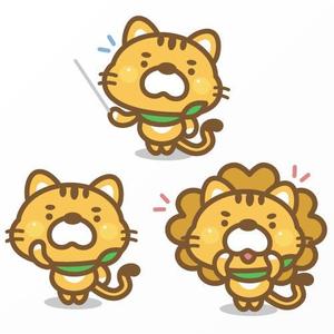 Jelly (Jelly)さんのライオンにあこがれるネコのキャラクターデザインへの提案