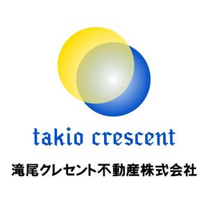 田口 (TAGUCHI)さんの不動産会社「滝尾クレセント不動産株式会社」のロゴへの提案