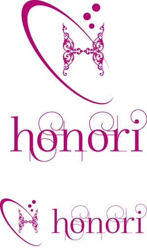 CF-Design (kuma-boo)さんの「honori」のロゴ作成への提案