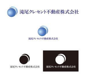 HIROKIX (HEROX)さんの不動産会社「滝尾クレセント不動産株式会社」のロゴへの提案