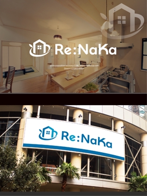 forever (Doing1248)さんのリフォーム会社『Re:Naka』の名刺やHPのロゴをお願いします。への提案