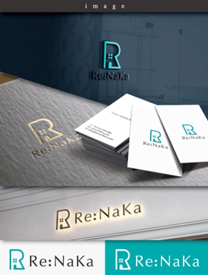 late_design ()さんのリフォーム会社『Re:Naka』の名刺やHPのロゴをお願いします。への提案