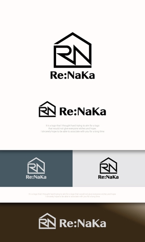 魔法スタジオ (mahou-phot)さんのリフォーム会社『Re:Naka』の名刺やHPのロゴをお願いします。への提案