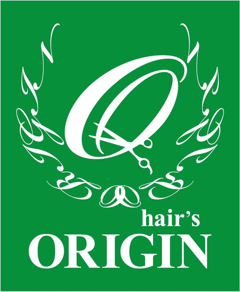 「hair's Origin」のロゴ作成