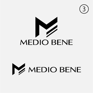 drkigawa (drkigawa)さんのアパレルショップ「MEDIO BENE」のロゴへの提案