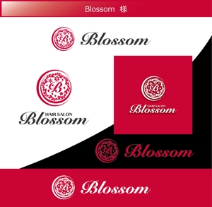 FISHERMAN (FISHERMAN)さんの美容室「Blossom」のロゴへの提案