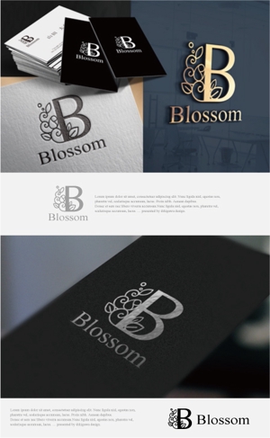 drkigawa (drkigawa)さんの美容室「Blossom」のロゴへの提案