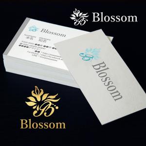 KOZ-DESIGN (saki8)さんの美容室「Blossom」のロゴへの提案