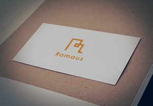 as (asuoasuo)さんの株式会社Romaus　不動産業のロゴへの提案