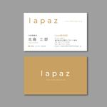 TYPOGRAPHIA (Typograph)さんのDtoCスタートアップ「lapaz(ラパス)株式会社」の名刺デザインへの提案
