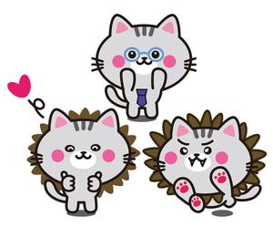 secky (secky)さんのライオンにあこがれるネコのキャラクターデザインへの提案