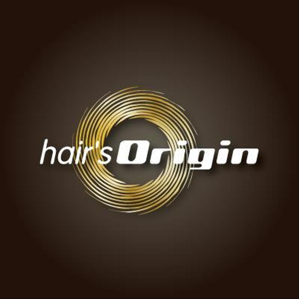 「hair's Origin」のロゴ作成