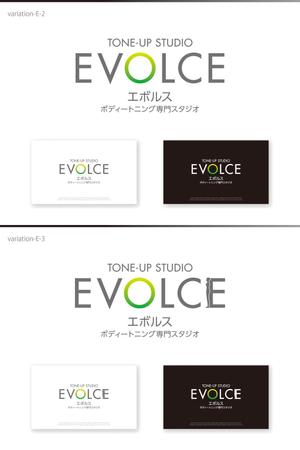 hi06_design (hi06)さんのコンデイショニングスタジオ「EVOLCE(エボルス)」のロゴへの提案
