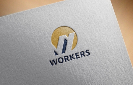 カワシーデザイン (cc110)さんの建設業の設計、施工会社の【WORKERS】のロゴをお願いしますへの提案