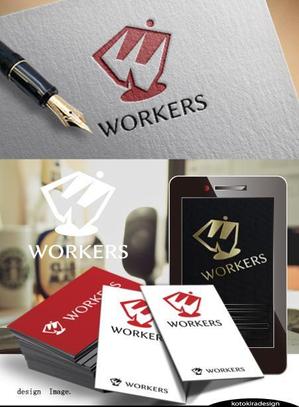 K-Design (kotokiradesign)さんの建設業の設計、施工会社の【WORKERS】のロゴをお願いしますへの提案