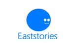 齋藤の旦那 (hinadanna)さんのHP制作会社「イーストストーリーズ」の英語表記「Eaststories」のロゴへの提案