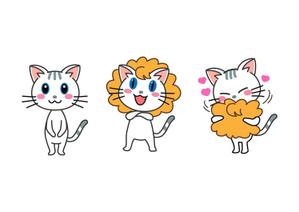 hana (hana-kt)さんのライオンにあこがれるネコのキャラクターデザインへの提案