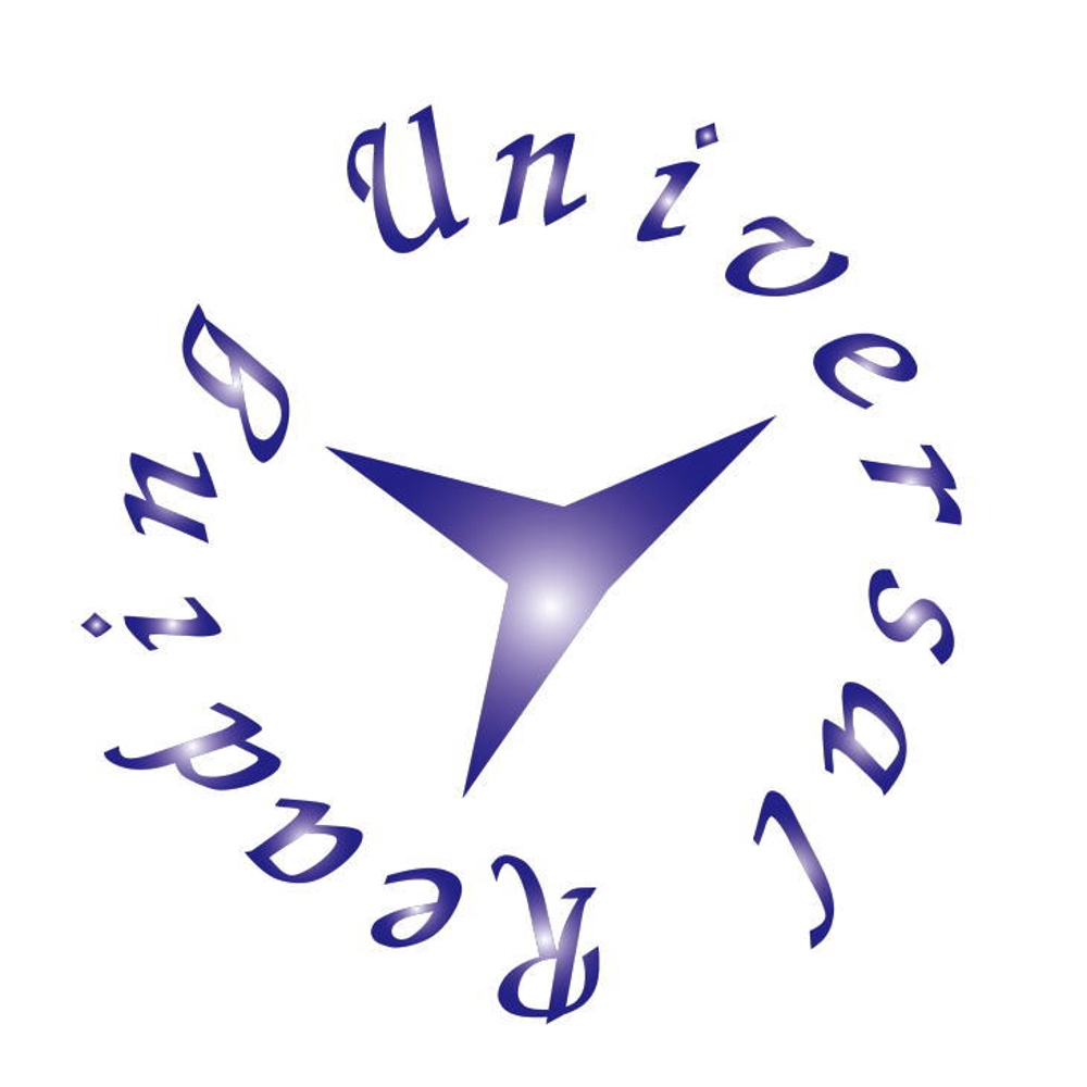 「Universal Reading」のロゴ作成