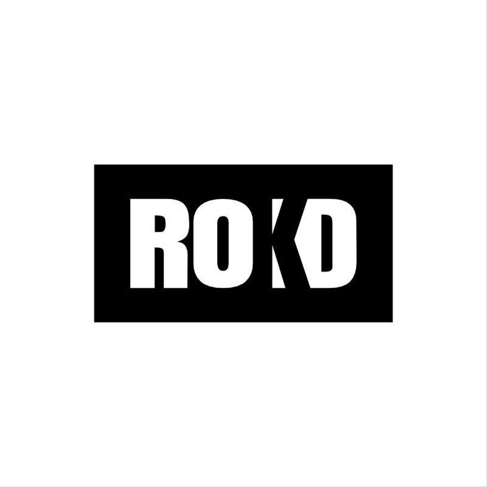 ロックバンド「ROKD」(ロッド)のロゴデザイン