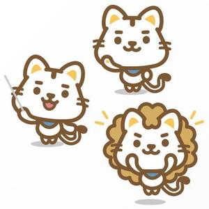Jelly (Jelly)さんのライオンにあこがれるネコのキャラクターデザインへの提案