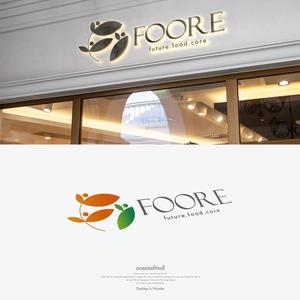 onesize fit’s all (onesizefitsall)さんの飲食店経営の会社 FOOREの企業ロゴへの提案