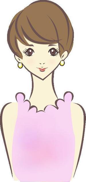 berry_cherryさんの30代後半からの化粧品通販サイトのお客様の声の女性イラストへの提案