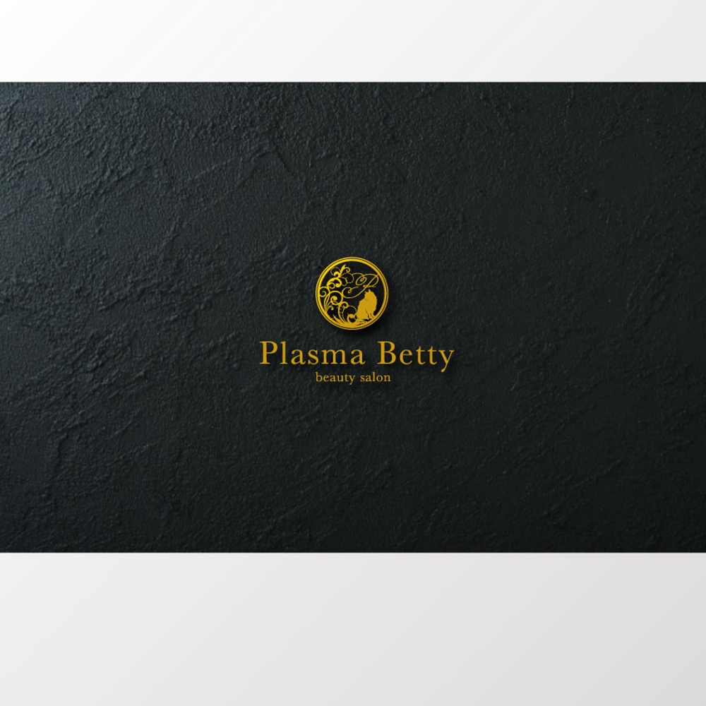 新規オープンするエステサロン「Plasma Betty」のロゴ作成
