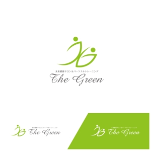 M+DESIGN WORKS (msyiea)さんのパーソナルフィットネスジム「THE GREEN」の筆記体ロゴへの提案