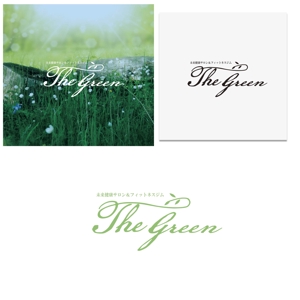 yuDD ()さんのパーソナルフィットネスジム「THE GREEN」の筆記体ロゴへの提案
