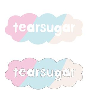 plus99 (kamiyuiplus)さんの商品名【tearsugar】レインボーのわたあめ商品のロゴデザインへの提案