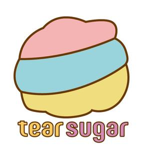 活動休止中 (Ozos)さんの商品名【tearsugar】レインボーのわたあめ商品のロゴデザインへの提案
