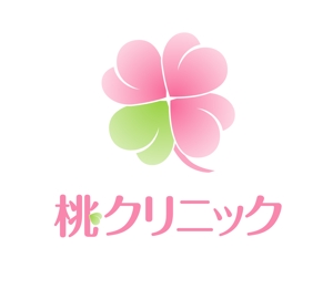 chibizuさんの「桃クリニック」のロゴ作成への提案