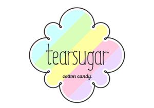 Yamada ()さんの商品名【tearsugar】レインボーのわたあめ商品のロゴデザインへの提案