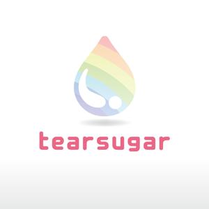 Cam_104 (Cam_104)さんの商品名【tearsugar】レインボーのわたあめ商品のロゴデザインへの提案