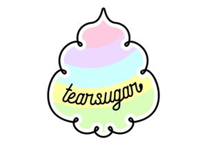 Yamada ()さんの商品名【tearsugar】レインボーのわたあめ商品のロゴデザインへの提案