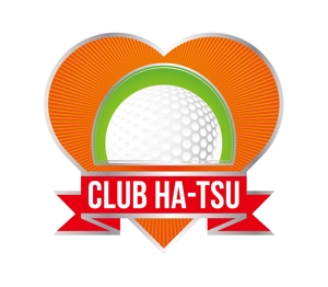 tsujimo (tsujimo)さんの「CLUB HA-TSU        アイテム　ハート　ゴルフボール」のロゴ作成への提案