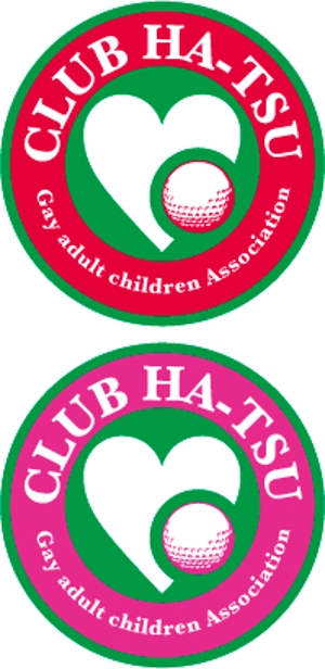 中津留　正倫 (cpo_mn)さんの「CLUB HA-TSU        アイテム　ハート　ゴルフボール」のロゴ作成への提案